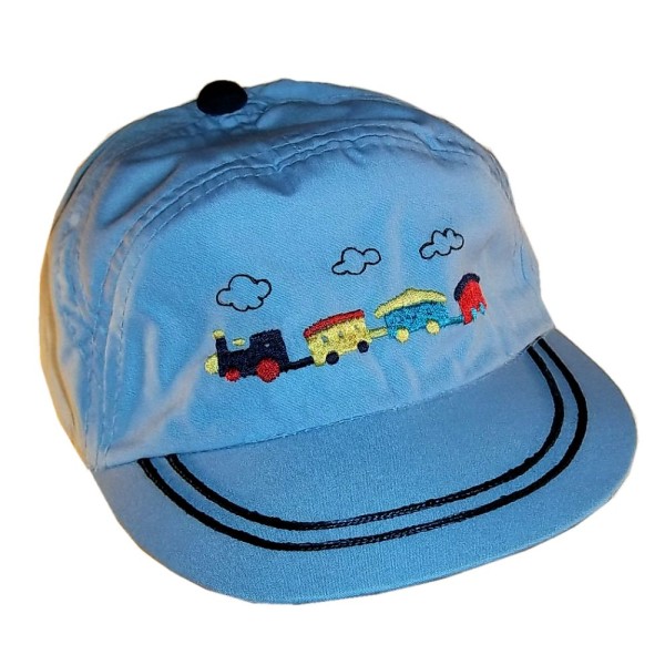 Train Hat for Toddlers - Lt Blue - Medium Train Hat for Toddlers - Lt Blue - Medium