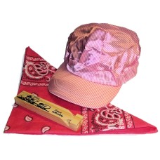 RTD-2670 : Pink Train Engineer Party Set w/ Hat, Whistle, Scarf at TrainEngineerHats.com