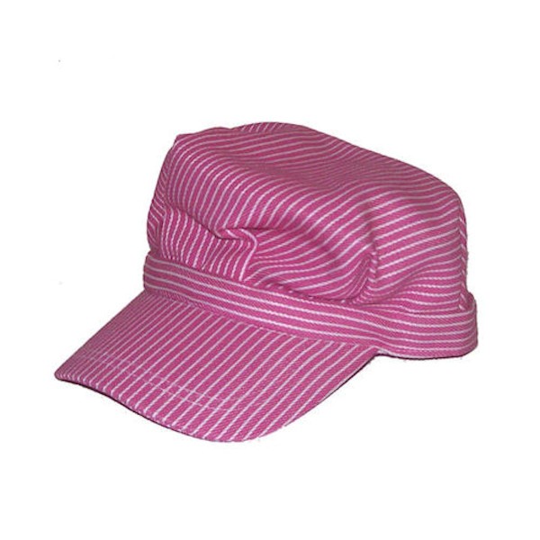 Toddlers Pink Deluxe Train Engineer Hat - Adjustable Toddlers Pink Deluxe Train Engineer Hat - Adjustable